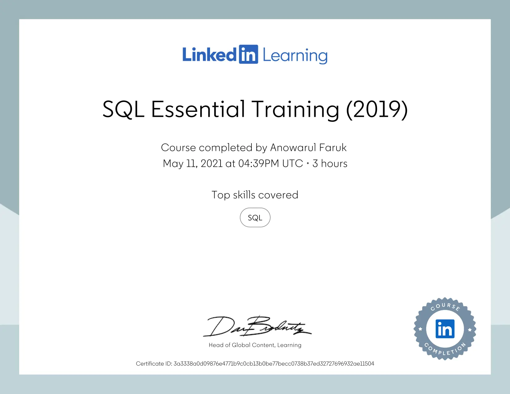 Certificate 4